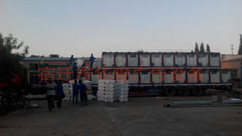 华骏广告果皮箱成功发货甘肃，优质服务助力城市美化